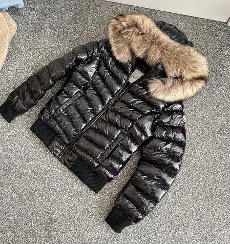 Logo puffer coat size - logo,