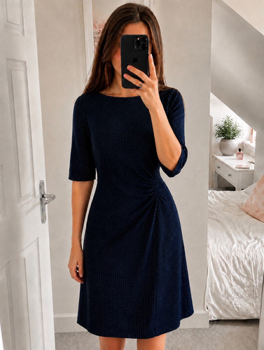 Laura ashley blue - blue, geometric