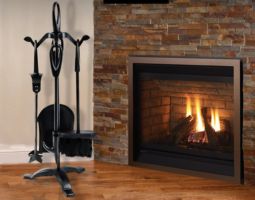 Companion set fire place - fire,