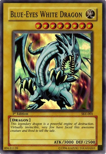 Blue eyes white dragon - blue-eyes,