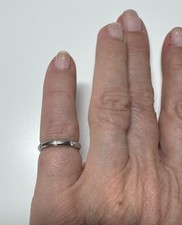 Cartier 1895 WEDDING RING, WIDTH 2.6 MM, 3 DIAMONDS. RRP WHEN NEW £1660