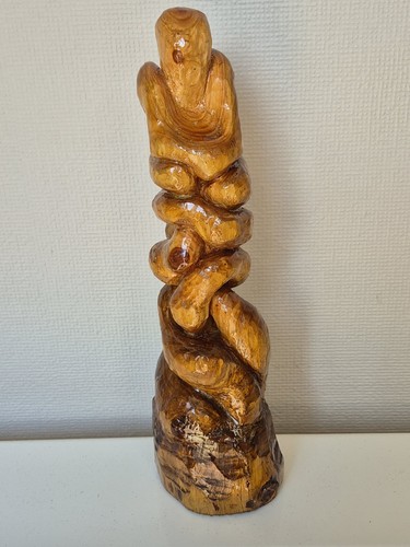 Hand carved totem - hand,
