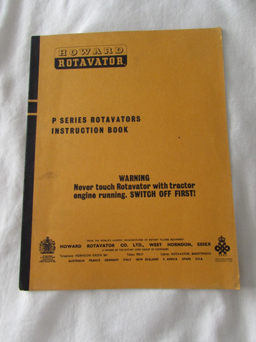 Howard rotavator series - p,