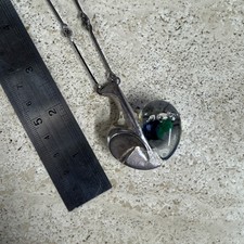 Sterling Silver And Acrylic