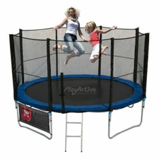 Trampoline 10FT With FREE Rain Cover, Ladder, Safety Net Enclosure, + Shoe Bag