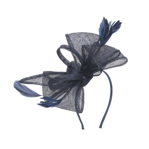 Elegant looped fascinator - looped,