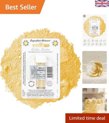 Versatile gold sparkle edible - gold,