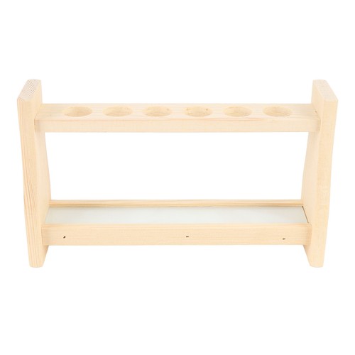 Wooden test tube - wooden, hole