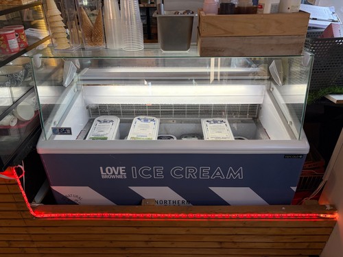 Ice cream scoop - ice, tub