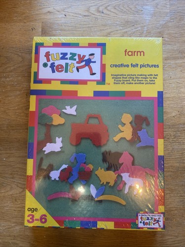 Vintage fuzzy felt - vintage, farm