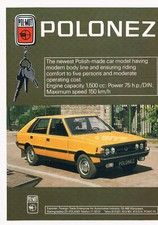 Polonez advertisement advertising FSO ÜG 