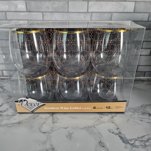 Stemless wine goblet - wine, rim