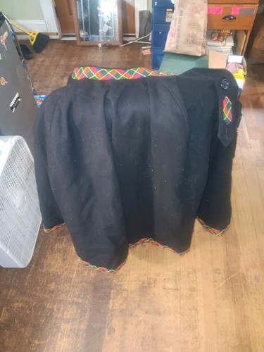 Vintage wool nurse cape - wool, by