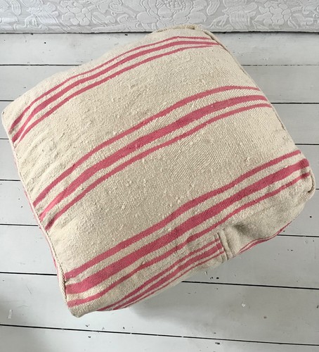 Vintage moroccan floor pouf - vintage,