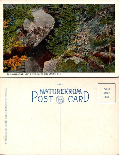 Postcard the guillotine - of,