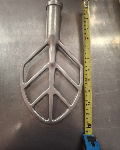 Metal paddle beater - beater, attachment