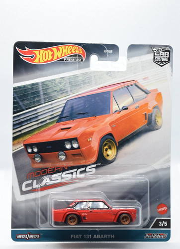 Hot wheels red fiat 131 - red, abarth