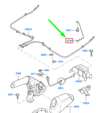 FORD TRANSIT CONNECT MK1 Parking Right Brake Cable Bracket 4433590 NEW GENUINE