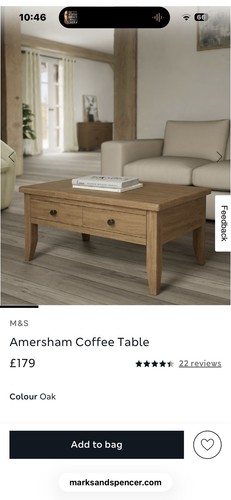 Amersham coffee table - coffee,