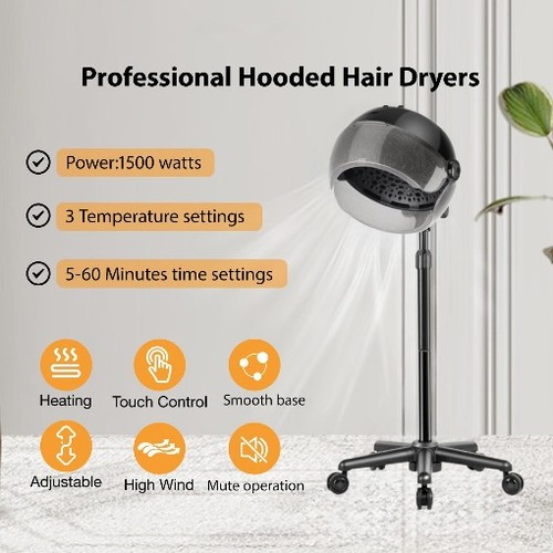 Portable salon hair dryer - dryer, hood