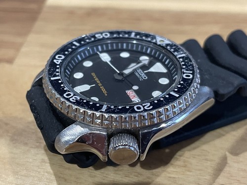 Seiko men black watch - men's,