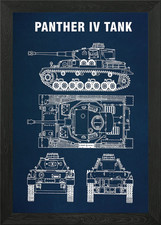 Panther IV tank Framed Wall