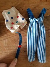 Vintage Pedigree Sindy Doll 1980s Spots n Stripes Outfit 1985 HTF