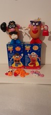 Toy Story Mr & Mrs Potato Head In Boxes Vintage Playskool with Accessories Read