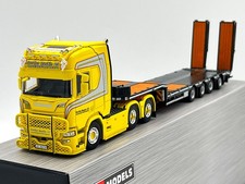 Scania R highline CR20H 6x4 lowloader + ramps "Nordbo Maskin" WSI truck models