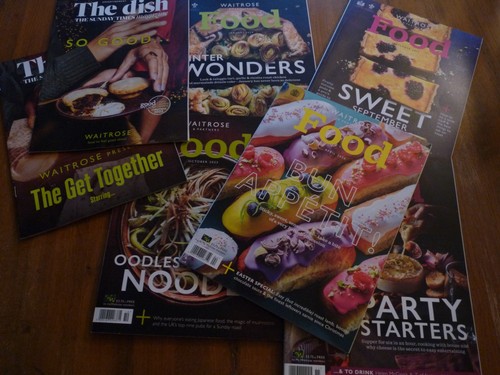 Waitrose food magazines 5 - x,