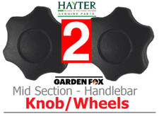 Genuine HAYTER HARRIER 48 PRO mdl 496J sn 400000-99999 Pair of HANDWHEELS HAY2HW