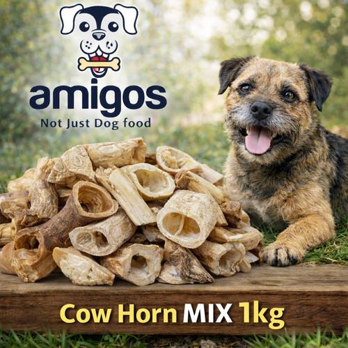 1kg cow horn 100 - 100%, dog