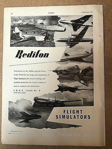 1954 aircraft advert - aircraft,