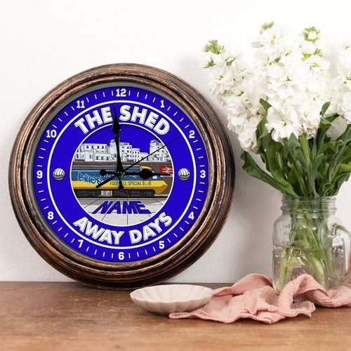 Personalised chelsea clock - personalised,