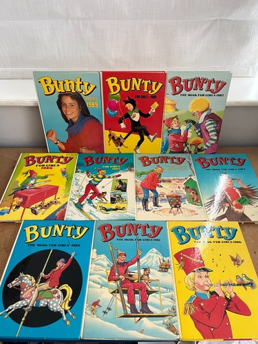 Bunty annuals 1980 to - 10,