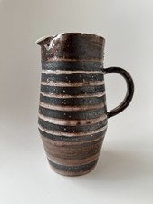 Vintage Cinque Ports Pottery Jug, The Monastery, Rye. 1970's Wax Resist