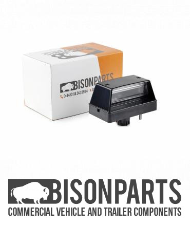 Rear number plate lamp - rear,
