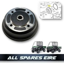 KAWASAKI MULE FRONT BRAKE DRUM