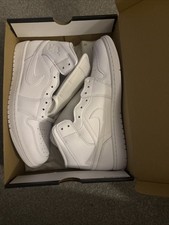 Air Jordan 1 Mid White/white