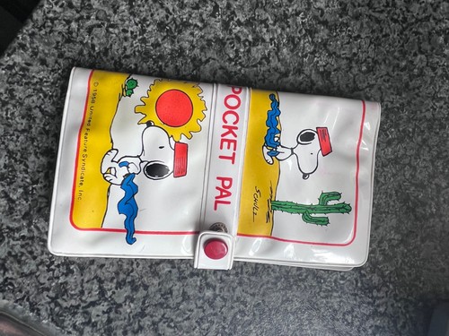 Vintage vinyl peanuts pocket - vintage,