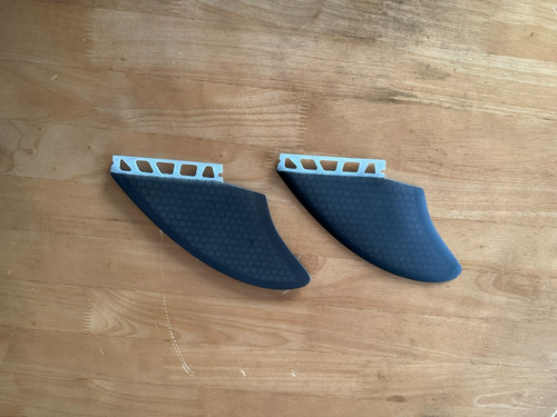 Surfboard fin twin keel - surfboard,