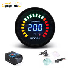 2'' 52mm Turbo Boost Gauge Digital Analog LED Pressure Meter Psi Smokers Face