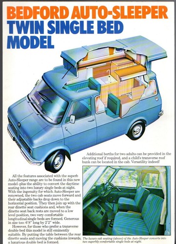 Bedford auto sleeper twin - cf, auto-sleeper
