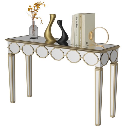 Large mirrored console - console, table