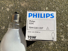 PHILIPS 70W SON-I LAMP INTEGRAL IGNITOR LAMP STREET LIGHT LANTERN ES CAP