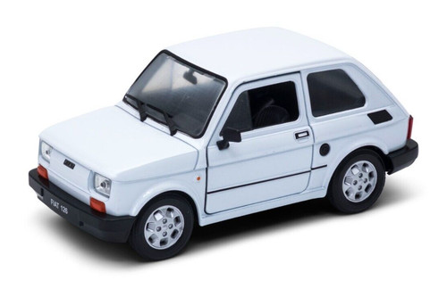 Fiat 126 white 21 - white, 1:21