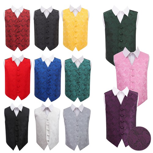 Boys waistcoat woven floral - boys,