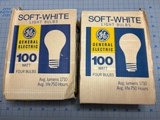 GE Soft White 100 Watt Light
