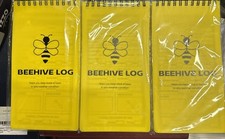 3 X Beekeeping Log Book