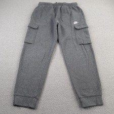 Nike Mens Joggers Small Grey Sportswear Club Fleece Track Pants S CD31290-071